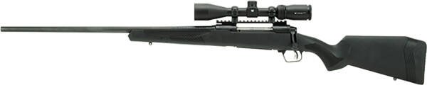 Savage Arms 57317 110 Apex Hunter XP 223 Rem 4+1 20" Matte Black Sporter Barrel, Drilled & Tapped Carbon Steel Receiver, Adj LOP Matte Black Synthetic Stock, Left Hand, Vortex Crossfire II 3-9x40mm