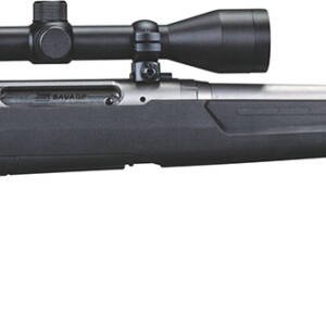 Savage Arms 57289 Axis XP 6.5 Creedmoor 4+1 22", Matte Stainless Barrel/Rec, Black Synthetic Stock, Includes Weaver 3-9x40mm Scope