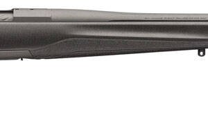Browning 035459294 X-Bolt Pro Tungsten 6.5 PRC 3+1 24" Fluted & Lapped Barrel With Muzzle Brake, Spiral Fluted Bolt, Tungsten Gray Cerakote, Textured Grip Paneled Carbon Fiber Stock
