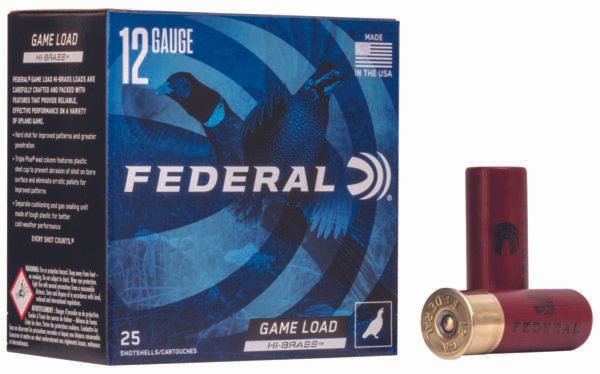 Federal H1265 Game-Shok High Brass 12Gauge 2.75" 1 1/4oz 5Shot 25 Per Box/10 Case