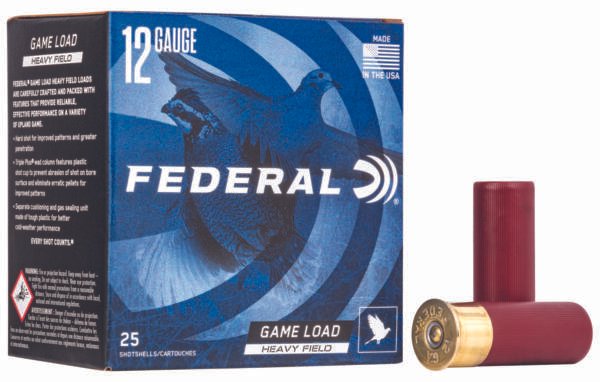 Federal H12375 Game-Shok Heavy Field 12Gauge 2.75" 1 1/8oz 7.5Shot 25 Per Box/10 Case