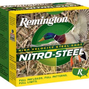 Remington Ammunition 20658 Nitro-Steel High Velocity 12Gauge 2.75" 1 1/4oz 4Shot 25 Per Box/10 Case