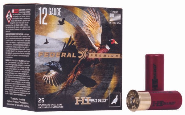 Federal HVF1275 Premium Hi-Bird 12Gauge 2.75" 1 1/8oz 7.5Shot 25 Per Box/10 Case