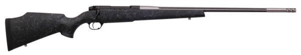 Weatherby MAM01N65RWR6B Mark V Accumark 6.5 Wthby RPM 4+1 24" Barrel, Graphite Black Cerakote Metal Finish, Gray Webbed Black Fixed Monte Carlo Stock