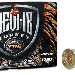 HEVI-Shot HS4007 HEVI-18 TSS Turkey 12Gauge 3" 2oz Tungsten 7Shot 5 Per Box/10 Case
