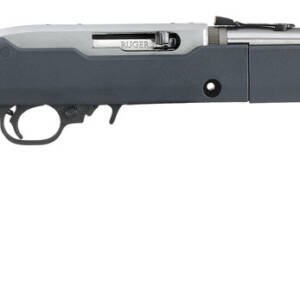 Ruger 31152 10/22 Takedown 22 LR 10+1 16.40" Barrel, Satin Stainless Steel, Magpul X-22 Backpacker Stealth Gray Stock, Cross-Bolt Manual Safety, Includes 4 BX-1 Magazines