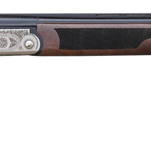 Pointer KAR2828 Acrius  28 Gauge 2.75" 2rd 28" Black O/U Barrel, Nickel Engraved Metal Finish, Turkish Walnut Stock Includes 5 Chokes