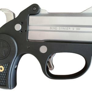Bond Arms BASL Stinger  9mm Luger 2rd 3" Matte Stainless Steel Barrel, Anodized 7075-T6 Aluminum Frame, Rebounding Hammer, Black Rubber Grip, Manual Safety