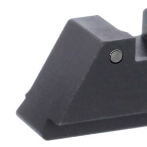 AmeriGlo GL452 Optic Compatible Sight Set for Glock  XL Tall Green Tritium Orange Outline Front Sight-Green Tritium Black Outline Rear Sight