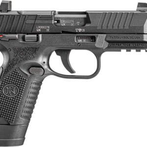 FN 66101011 502 Tactical 22 LR 10+1 4.60" Steel Threaded Barrel, Black Optic Ready/Serrated Slide & Polymer Frame w/Picatinny Rail, Black Textured Polymer Grip, Ambidextrous