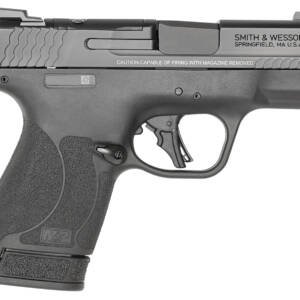 Smith & Wesson 13536 M&P Shield Plus Micro-Compact Frame 9mm Luger 10+1/13+1, 3.10" Black Armornite Steel Barrel & Optic Cut/Serrated Stainless Steel Slide, Matte Black Polymer Frame, Thumb Safety