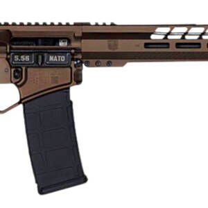 Diamondback DB1731K071 DB15  5.56x45mm NATO 16" 30+1 Midnight Bronze Adjustable Magpul CTR Stock Black Magpul MOE K2 Grip with Black Gold Lower