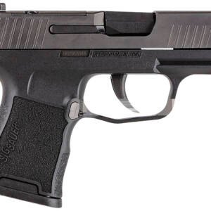 Sig Sauer 365380BSS P365  Micro-Compact 380 ACP 10+1 3.10" Black Carbon Steel Barrel, Black Nitron Optic Ready/Serrated Slide & Frame w/Sig Rail, Black Polymer Grips, Right Hand