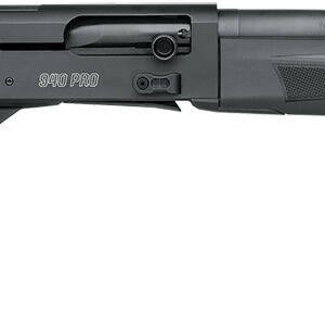 Mossberg 85152 940 Pro Tactical 12 Gauge Semi-Auto 3" 7+1 18.50" Cylinder Bore, Black, Optic Cut Rec, Synthetic Furniture with QD Sling Mounts, Adj. Shim Stock, Fiber Optic Sight