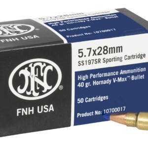 FN 10700017 High Performance  5.7x28mm 40gr Hornady V Max 50 Per Box/10 Case