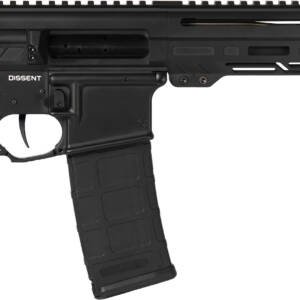 CMMG 55A938FAB Dissent  5.56x45mm NATO 30+1 6.50", Black Cerakote Rec, OEM Grip, Picatinny Buffer Adapter, Zeroed Drop-In Single Stage Trigger