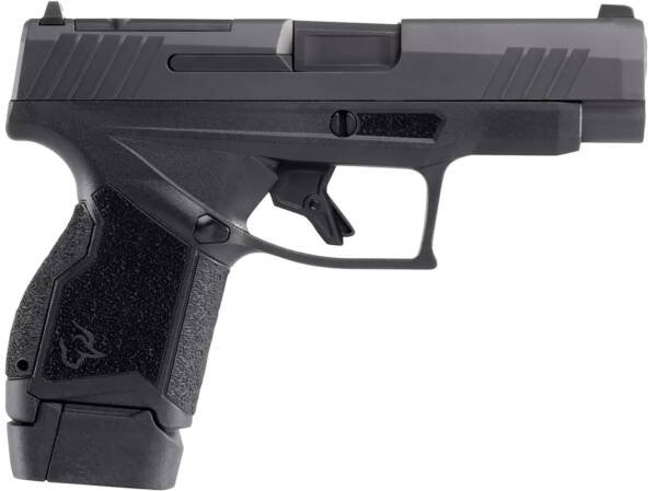 Taurus 1GX4XLP941 GX4XL T.O.R.O. Micro-Compact Frame 9mm Luger 11+1/13+1 3.70" Black DLC Steel Barrel, Black Gas Nitride Optic Cut/Serrated Alloy Steel Slide, Black Polymer Frame & Grip, Right Hand