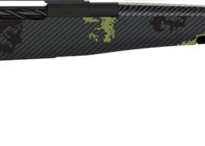 Fierce Firearms TROG300PRC24BF CT Rogue 300 PRC 3+1 24" Carbon Fiber Threaded Barrel, Black Cerakote Titanium Receiver, Picatinny Rail Forend, Forest Camo Fixed Carbon Fiber Stock, Right Hand