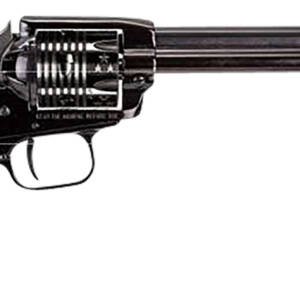 Heritage Mfg RR22B6ECSS Rough Rider Independence Day 22 LR 6 Shot 6.50" Black Oxide Barrel & Frame, Black Oxide w/Engraved US Flag Cylinder, Custom Designed US Flag w/Soldier Grips