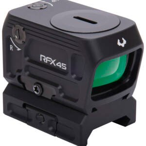 Viridian 9810059 RFX45  Black Anodized 1 x 24 mm x 15.5 mm 5 MOA Green Dot ACRO/Picatinny Low Mount