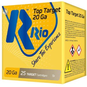 Rio Ammunition TT209 Top Target  20 Gauge 2.75" 7/8 oz 9 Shot 25 Per Box/ 10 Case