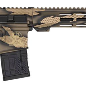 Great Lakes Firearms  AR-15  223 Wylde 16" 30+1, Serpent Tan Camo Rec/15" Handguard, Black M4 Stock & A2 Grip, Muzzle Brake