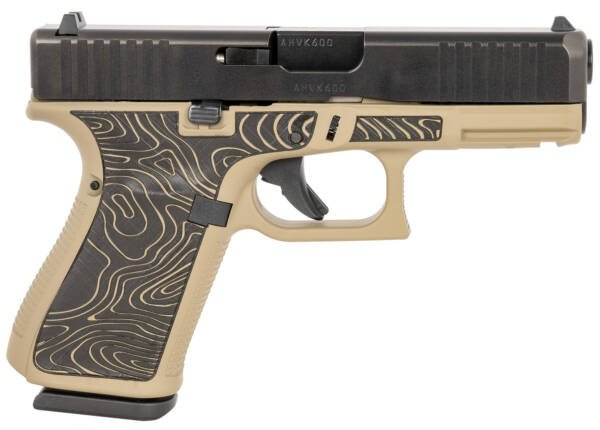 Glock UA195S204EXPCT G19 Gen5 Compact Frame 9mm Luger 15+1 4.02" Black GMB Barrel Serrated Expedition Cerakote Polymer Frame w/Picatinny Rail Ambidextrous, USA Made