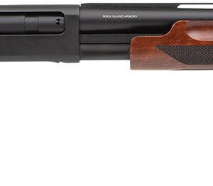 Rock Island PA12MNL26 PA12 Waterfowl 12 Gauge Pump 3.5" 4+1, 2" Black Anodized Smooth Bore/Vent Rib Barrel & Receiver, Fixed Walnut Wood Stock