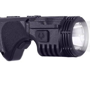 Viridian 9120089 4 LUX 2K Grip Light  Black 2000 Lumens White LED