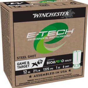 Winchester Ammo WCL12S6 E-Tech  12Gauge 2.75" 1oz 6Shot 25 Per Box/10 Case