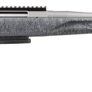 Ruger 46912 American Rifle Gen II Full Size 6mm Creedmoor 3+1  20" Cobalt Cerakote Threaded Barrel, Picatinny Rail Steel Receiver, Gray Splatter Adjustable Synthetic Stock