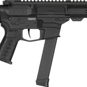 CMMG 99A3B0FAB Banshee MKGS 9mm Luger 33+1 8" Black Nitride Medium Taper Threaded Barrel, EML 7" M-LOK Handguards, Black Armor Cerakote Aluminum Picatinny Rail Receiver, CMMG Zeroed Grips