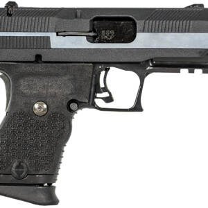 Hi-Point YC380CFRDCT YC380 w/Red Dot 380 ACP 10+1 3.93" Black Threaded Barrel, Black/Chrome Serrated Steel Slide, Black Polymer Frame w/Picatinny Rail, Black Plastic Grip, Crimson Trace Red Dot
