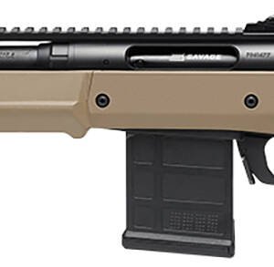 Savage Arms 58195 110 Scout Full Size 5.56 NATO 10+1  16.50" Flat Dark Earth Threaded Barrel, Picatinny Rail Carbon Steel Receiver, Magpul Hunter Synthetic Stock Left Hand
