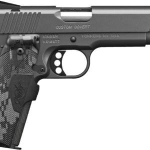 Kimber Mfg.,inc 3000235 Custom  45 ACP 7+1 5" Stainless Front Serrations Charcoal Gray/KimPro II Slide Charcoal Gray/KimPro II Crimson Trace Urban Camouflage Grip