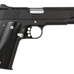Kimber Mfg, Inc 3700596 Custom LW Nightstar 9mm Luger 9+1 5" Stainless Match Grade Barrel, Black Serrated Steel Slide, Black Aluminum Frame w/Beavertail, Black/Gray Laminate Grip