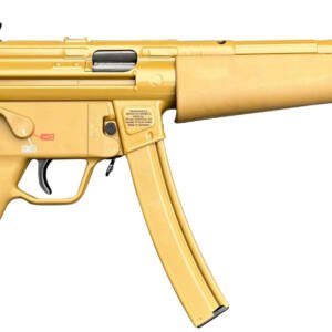 HK 81001078 SP5 RAL8000 9mmx19 30+1 8.86" Black Navy-Style Threaded Barrel, Flat Dark Earth Receiver, FDE Polymer Grip, 2 Magazines