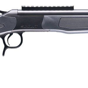 CVA CR4440 Scout  360 Buckhammer 1rd 20" Blued Threaded Barrel, Blued Picatinny Rail Receiver, Stealth Gray Fixed Synthetic Stock