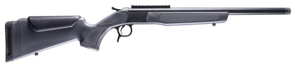 CVA CR4443 Scout  450 Bushmaster 1rd 22" Blued Threaded Barrel, Blued Picatinny Rail Receiver, Stealth Gray Fixed Synthetic Stock