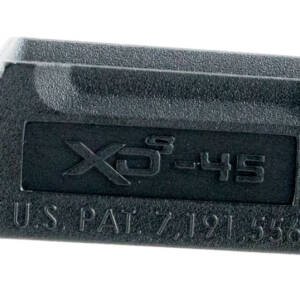 Springfield Armory XDS5001M Backstrap Sleeve  made of Polymer with Black Finish & 1 Piece Design for 45 ACP Springfield XD-S with #1 Backstrap & 3.30"-4" Barrel