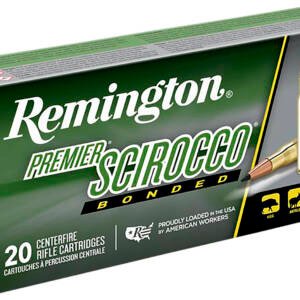 Remington Ammunition 29322 Premier Scirocco Bonded 270Win 130gr Swift Scirocco Bonded 20 Per Box/10 Case