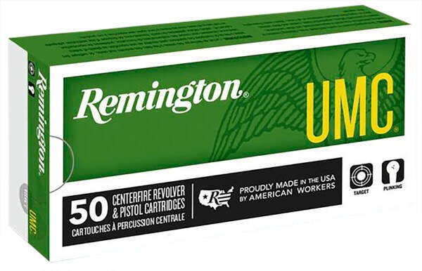 Remington Ammunition 23706 UMC  10mmAuto 180gr Full Metal Jacket 50 Per Box/10 Case
