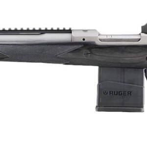 Ruger 6821 Scout  308 Win 10+1 18" Matte Stainless Steel Barrel, Matte Stainless Steel Receiver w/Picatinny Rail, Black Laminate Adj LOP Stock, Left Hand