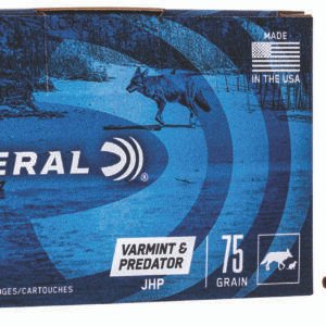 Federal AE24375VP American Eagle Varmint & Predator 243Win 75gr Jacketed Hollow Point 40 Per Box/5 Case
