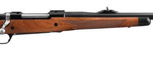 RUGER M77 HAWKEYE AFRICAN - W/MBS 375 RUGER BLUED