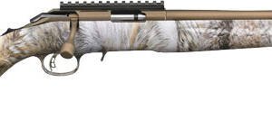 RUGER AMERICAN 17HMR 9-SHOT - 22"BURNT BRONZE YOTE CAMO
