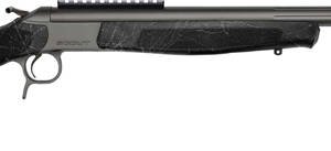 CVA SCOUT TD 45-70 25" W/RAIL - & BRAKE TUNGSTEN/BLACK WEB