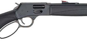 HENRY X MODEL LEVER 357/38 - 17.4" TB BLUED BLACK SYN.