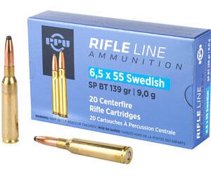 PPU 6.5X55 SWEDISH SP 139GR 20/200