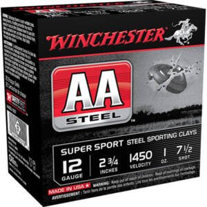 WIN AA STEEL 12GA 2.75 1OZ #7.5 25/10